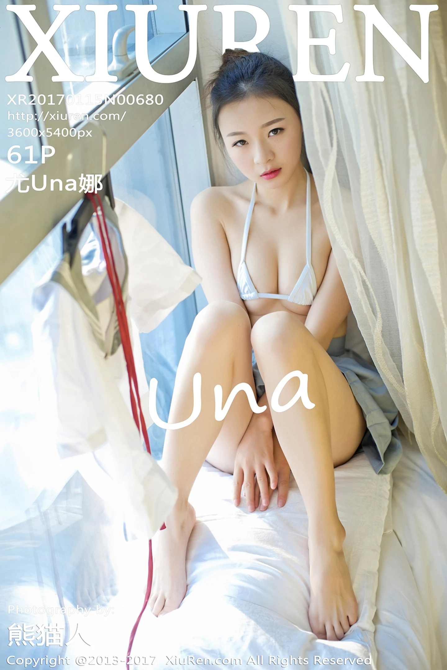 [XiuRen秀人网]No.680_羌族小美女尤Una娜性感白色三点式内衣秀完美身材迷人写真61P-秀人网 - XiuRen.Space